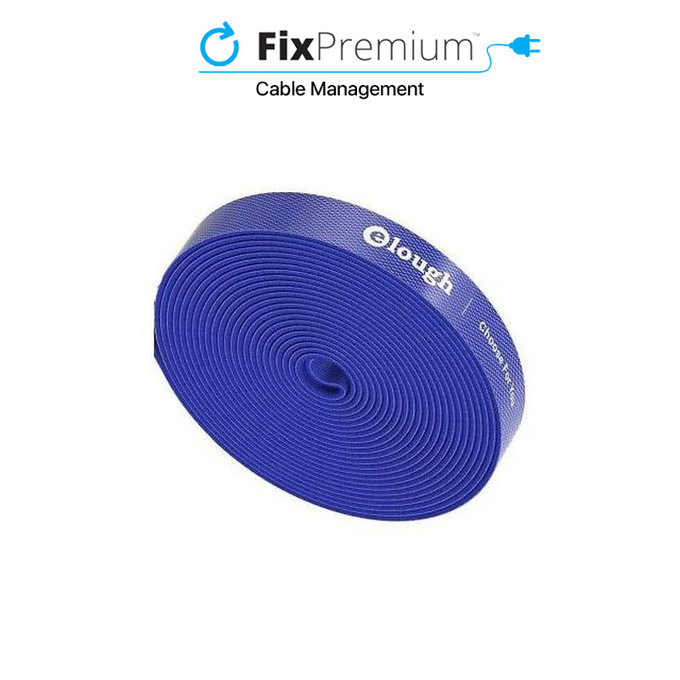Elough - Organizator kabela - Traka za kabel (5 m), plava