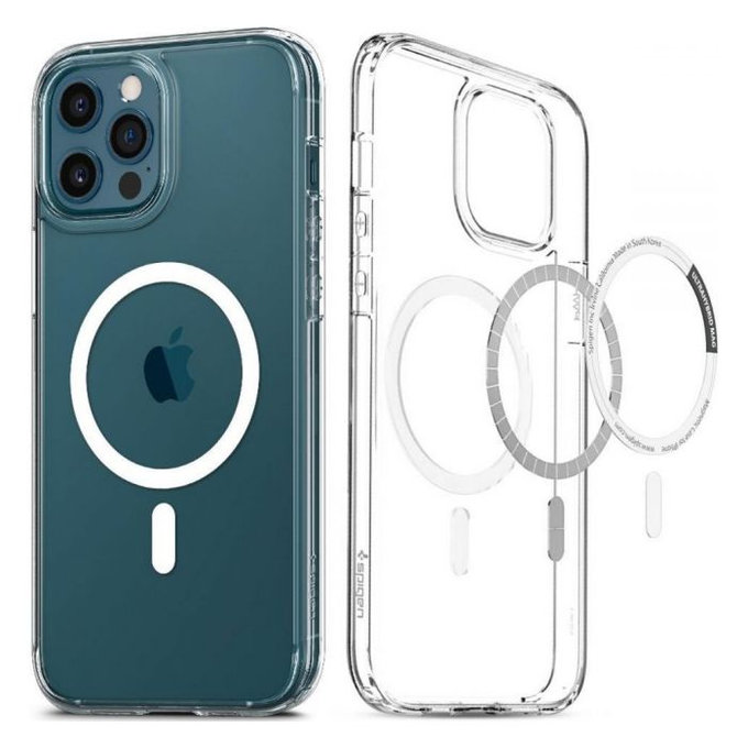 Spigen - Maska Ultra Hybrid s MagSafe za iPhone 12 Pro Max, bijela