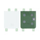 Samsung Galaxy Z Flip 4 F721B - Poklopac baterije B/G (bijeli) - GH82-29654F Originalni servisni paket