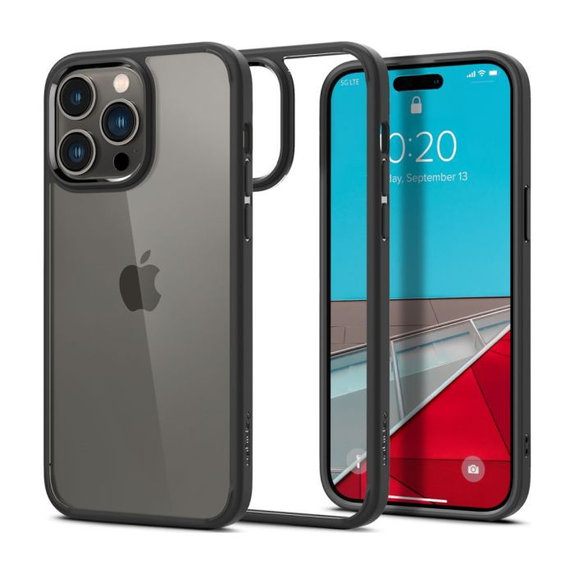 Spigen - Maska Ultra Hybrid za iPhone 14 Pro Max, mat crna
