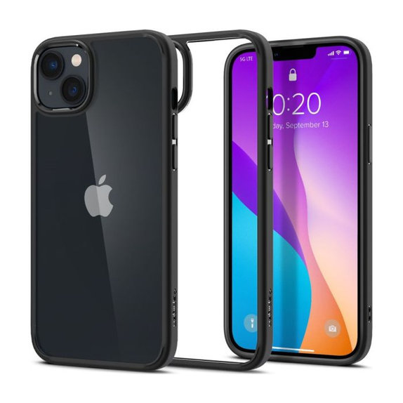 Spigen - Maska Ultra Hybrid za iPhone 14, mat crna