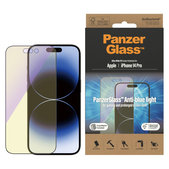 Kaljeno staklo UWF Anti-Bluelight AB s aplikatorom za iPhone 14 Pro, Crna, PanzerGlass
