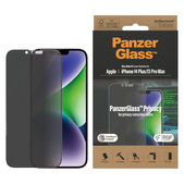 Kaljeno staklo UWF Privacy AB s aplikatorom za iPhone 14 Plus/13 Pro Max, Crna, PanzerGlass