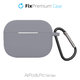 FixPremium - Silikonska Maska s karabinerom za AirPods Pro, space grey