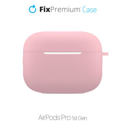FixPremium - Silikonska maska za AirPods Pro, roza