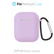 FixPremium - Silikonska maska za AirPods 1 & 2, lila