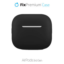 FixPremium - Silikonska maska za AirPods 3, crna