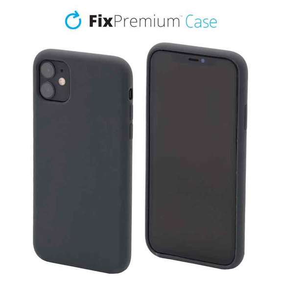 FixPremium - Silikonska maska za iPhone 11, svemirsko siva