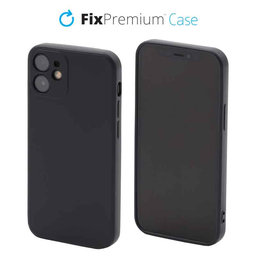 FixPremium - Silikonska maska za iPhone 12 mini, crna