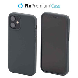 FixPremium - Silikonska maska za iPhone 12 mini, svemirsko siva