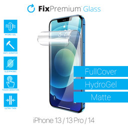 FixPremium HydroGel Matte - Zaštita ekrana za iPhone 13, 13 Pro & 14