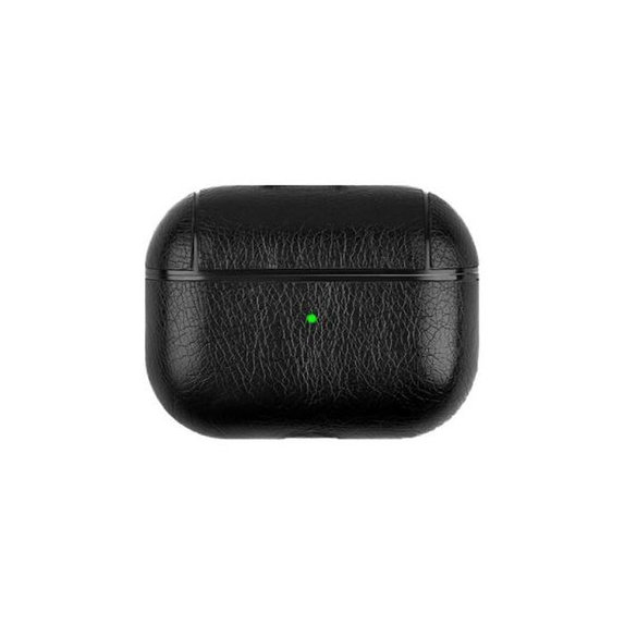 FixPremium - Torbica od umjetne kože za AirPods Pro, crna
