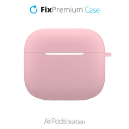 FixPremium - Silikonska maska za AirPods 3, roza