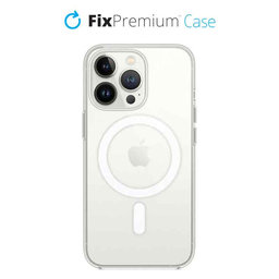 FixPremium - Silikonska maska sa MagSafe za iPhone 13 Pro Max, prozirna