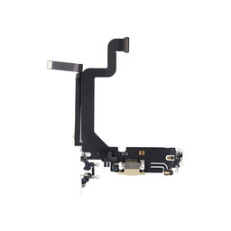 Apple iPhone 14 Pro Max - Konektor za punjenje + savitljivi kabel (zlato)