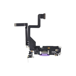 Apple iPhone 14 Pro - Konektor za punjenje + Flex kabel (Deep Purple)