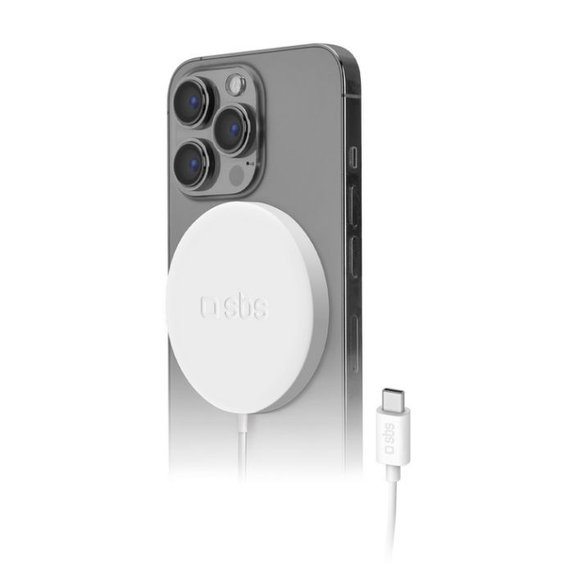 SBS - MagSafe Punjač, 15W, bijela