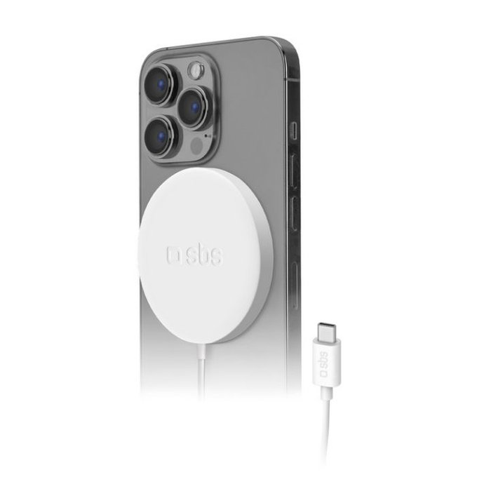 SBS - MagSafe Punjač, 15W, bijela