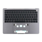 Apple MacBook Pro 13" Retina A1989 (sredina 2018. - Sredina 2019.) - Gornje Maska + tipkovnica UK + Touch Bar + mikrofon + zvučnici (Space Gray)