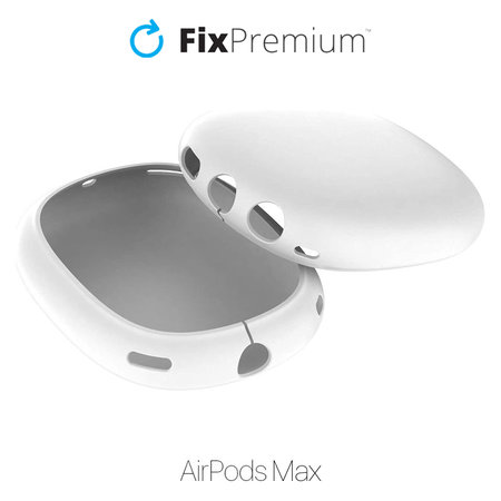 FixPremium - Silikonske maske za AirPods Max, bijele