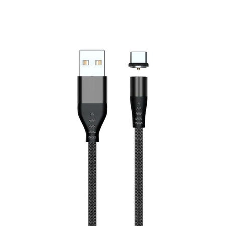 FixPremium - USB-C / USB magnetni kabel (1m), crni