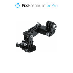 FixPremium - 3-kraki nosač za GoPro, crni