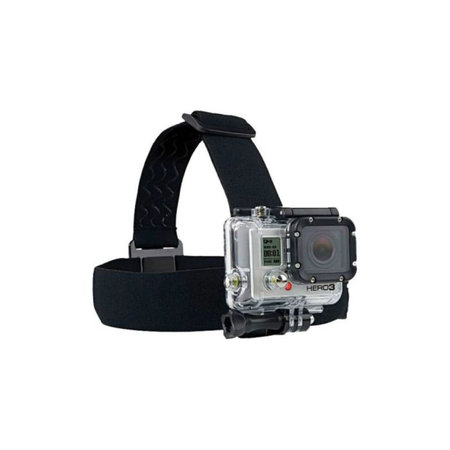 FixPremium - Naglavni nosilec za GoPro, črn