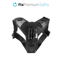 FixPremium - Nosač za kacigu za GoPro, crni