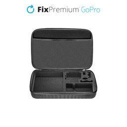 FixPremium - Torbica za GoPro i dodatnu opremu (veličina L), crna