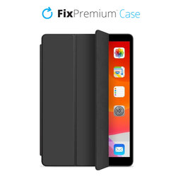 FixPremium - Silikonska preklopna torbica za iPad 10.2 (7., 8., 9. Gen), crna