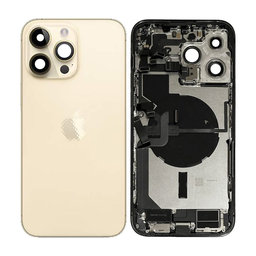 Apple iPhone 14 Pro Max - Stražnje Maska s malim dijelovima (zlato)