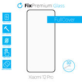FixPremium FullCover Glass - 3D kaljeno staklo za Xiaomi 12 Pro, crno