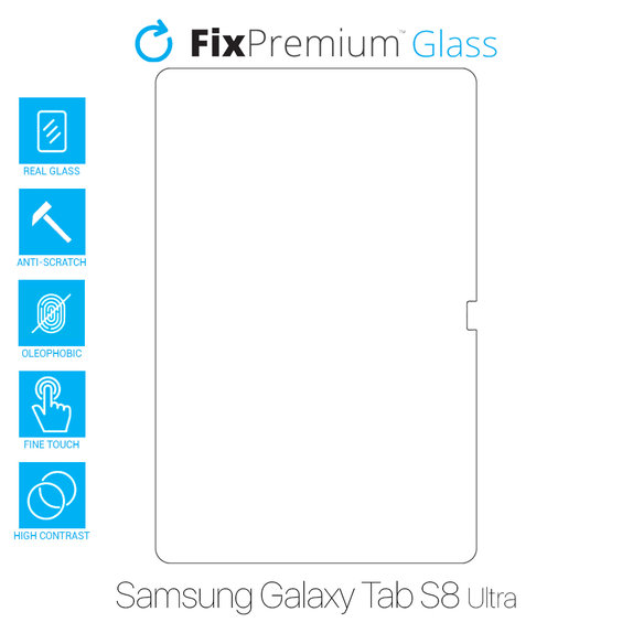 FixPremium Glass - Kaljeno staklo za Samsung Galaxy Tab S8 Ultra