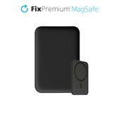 FixPremium - MagSafe PowerBank 5000mAh, crna