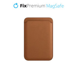 FixPremium - MagSafe Wallet, smeđa
