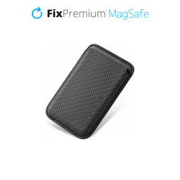 FixPremium - MagSafe Carbon novčanik, crni