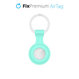 FixPremium - Silikonski privjesak za AirTag, tirkizna