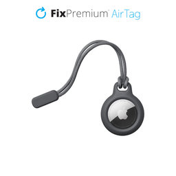 FixPremium - Torbica s uzicom za AirTag, crna