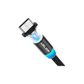 USLION - USB-C / USB magnetni kabel (1m), crni