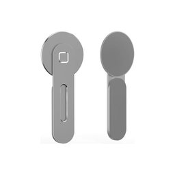 FixPremium - MagSafe držač za iPhone za prijenosno računalo, srebrni