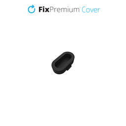 FixPremium - Poklopac priključka za punjenje za Garmin sat, crni