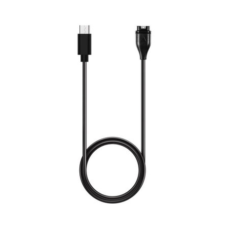 FixPremium - USB-C kabel za punjenje za Garmin sat, crni