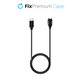 FixPremium - USB-C kabel za punjenje za Garmin sat, crni