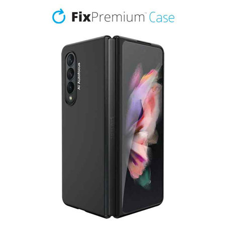 FixPremium - Silikonska maska za Samsung Galaxy Z Fold 3, crna