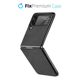 FixPremium - Maska Carbon za Samsung Galaxy Z Flip 4, crna