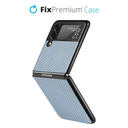 FixPremium - Maska Carbon za Samsung Galaxy Z Flip 3, plava
