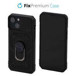 FixPremium - Maska CamShield za iPhone 13 mini, crna