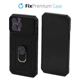 FixPremium - Maska CamShield za iPhone 13 Pro Max, crna