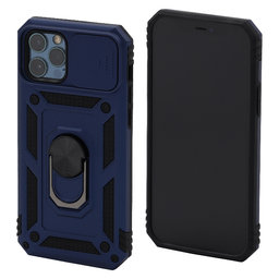 FixPremium - Maska CamShield za iPhone 12 & 12 Pro, plava