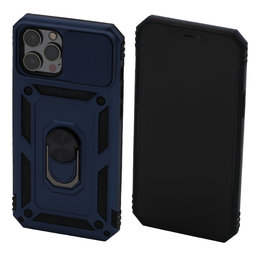 FixPremium - Maska CamShield za iPhone 12 Pro Max, plava